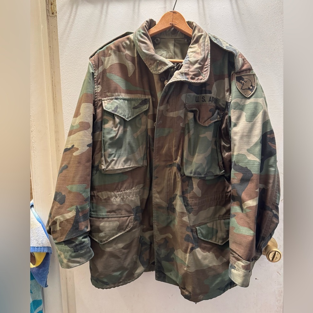 Men's Official U.S. Army Cold Weather Camouflage Field Jacket